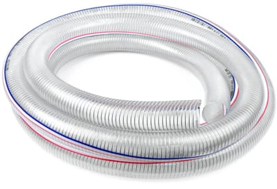 GEKO Soepele zuigslang - 50 mm - 5 meter - Weerbestendig materiaal - Versterkt met spiraaldraad