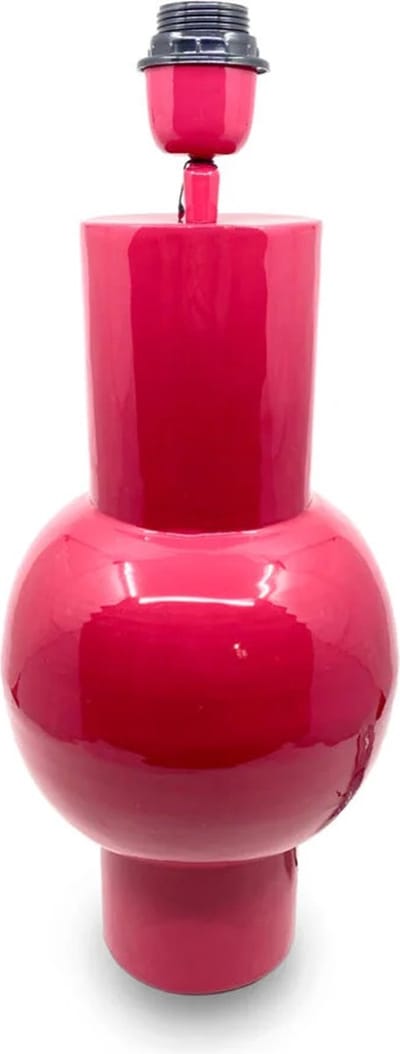 Colmore by Diga lampenvoet fuchsia roze emaille 20 x 44 cm