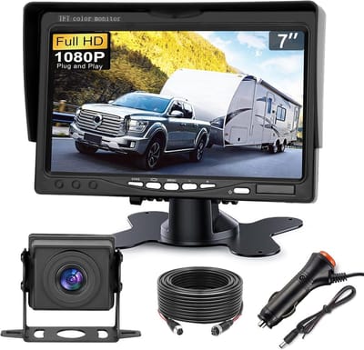 MKSS® Achteruitrijcamera - Dashcam - Parkeersensoren Parkeerhulp - Zwart