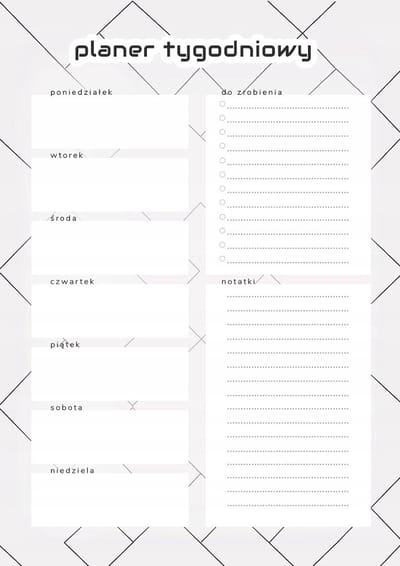 Wallvy - Magnetische Weekplanner - 30x42,5cm - Aanpasbaar - Beschrijfbaar