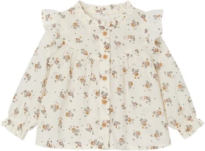 Vertbaudet Babyblouse met ruches