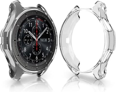 KELERINO. Bescherm hoesje geschikt voor Samsung Galaxy 46 mm / Gear S3 - Transparant
