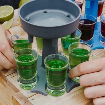 ShotMaster 2000 - Grijs - Drankverdeler - Dispenser - Drankspel - Alchohol