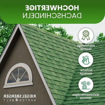 Dakspanen Groen - Bitumen Bedekking - Tuinhuis Bedekken - Weerbestendig Glasvezel - 2 m² - Groen