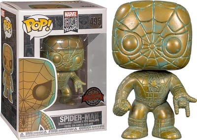 Funko Pop! Spider-Man - Spider-Man Patina 80th Anniversary Exclusive