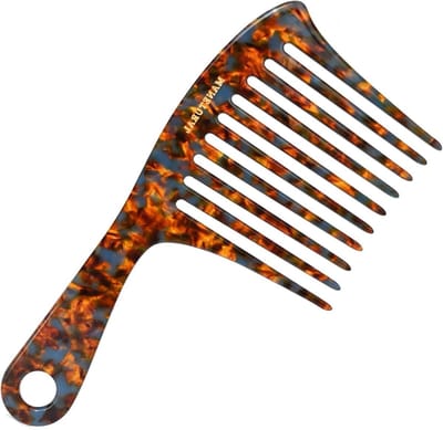 Kam met Brede Tanden - Krullenkam Baardkam - Haar Ontwarren - Speciaal voor Krullend Haar - 19 x 8.5 cm