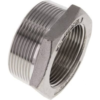 2'' NPT x 1 1/2'' NPT M/F RVS Verloopring 16 Bar - FL2S-MF-SH-200N-112N