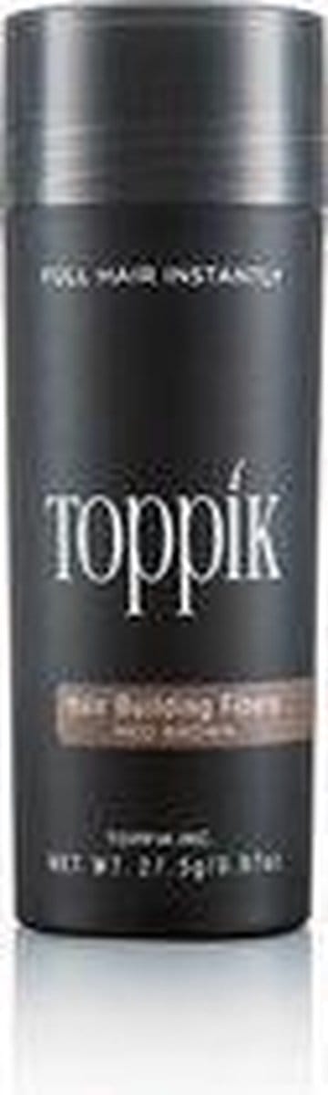 Haargroei vezels Toppik Hair Building Fibers - 27,5 gram - Middenbruin