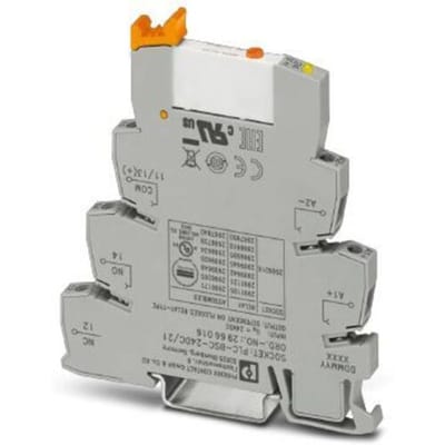Phoenix Contact PLC-RSC- 24DC/21/MS Relaismodule (modulair) Nominale spanning: 24 V/DC Schakelstroom (max.): 6 A 1x wisselcontact 1 stuk(s)