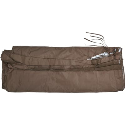 Tissu Pare-soleil Tissu Oxford Imperméable Meubles d'Extérieur Pare-soleil Tissu Protection UV pour Patio marron