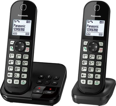 PANASONIC KX-TGC462 - DECT draadloze telefoon - 2 handsets - antwoordapparaat