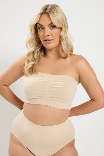 Yours Yourset 2Pack Zwarte En Huidkleurige Naadloze Voorgevormde Bh'ssize 10-12