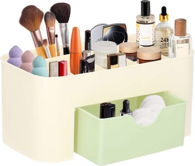 Springos Make Up Organizer - Meerdere vakken - Lade Kast - Licht Groen
