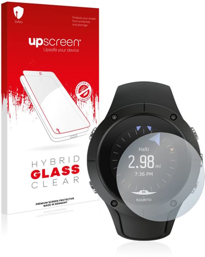 upscreen - Screenprotector voor Suunto Spartan Trainer Wrist HR - Folie Beschermfolie Beschermglas transparant