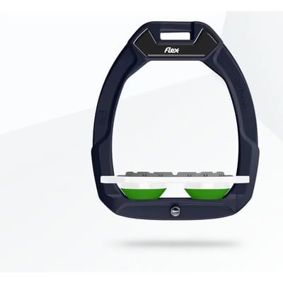 Veiligheidsstijgbeugels Plat Grip Bruin/Wit/Groen Flex-On Safe-On