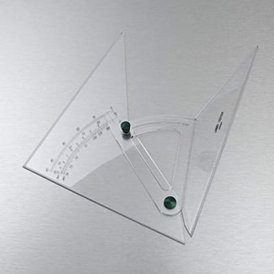 Verstelbare Hoek 320 x 250 mm - Geometrische Driehoek en Gradenboog