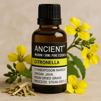 Etherische olie Citronella - Essentiële olie - 50ml - 100% natuurlijk