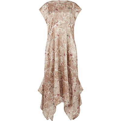 AllSaints Gianna Hope Dress Sand Brown Größe: 12 | Midikleider Outlet | Damen | Braun
