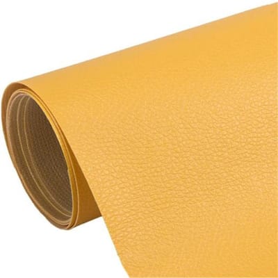 1 Rouleau Canapé Fix Patch Auto-Adhésif Fixation Rapide Large Applicabilité Faux Cuir Réparation Patch Ruban Autocollant 50*137cm jaune