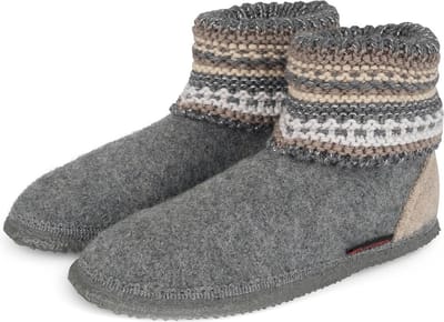 Giesswein Sloffen - Maat 37 - Vrouwen - grijs,beige,wit