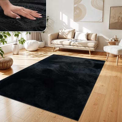 Paco Home Woonkamer tapijt kunstbont pluche hoogpolig shaggy zacht verkrijgbaar in verschillende kleuren 240x340 cm