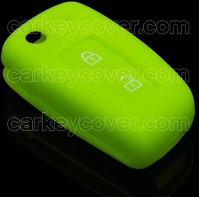 Autosleutel Hoesje geschikt voor Nissan - SleutelCover - Silicone Autosleutel Cover - Sleutelhoesje Glow in the dark / Lichtgevend