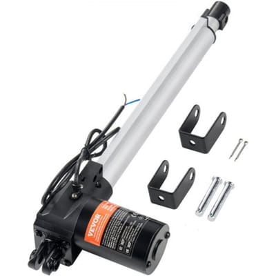 VEVOR 6000N Lineaire actuator DC 12V lineaire aandrijving IP44 elektrische lineaire motor 300 mm slaglengte Geluidsniveau ≤ 50 dB Elektrische deuropener 5 mm/s rijsnelheid Lineaire technologie Aanpassing aandrijving