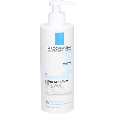 La Roche-Posay Lipikar Baume AP+M Lichte Crème - Voor alle gevoelige huidtypes - Met AP+M Technologie, Niacinamide, Sheaboter - 400ml