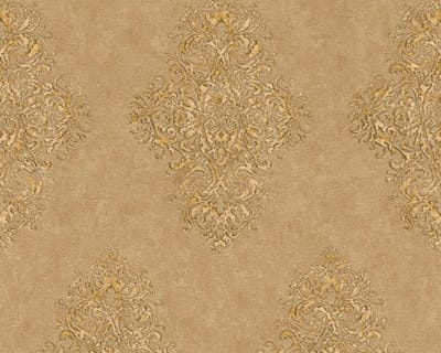 Bruin bronz klassiek behang exclusief 35110-4