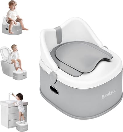 3-in-1 Zindelijkheidstraining Toilet voor Peuters en Baby's - Zindelijkheidstrainer met Opstapje in Roze