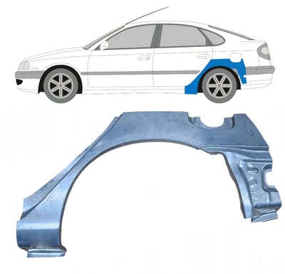 Reparatiepaneel achterspatbord voor Toyota Avensis T22 1997-2003 / Links