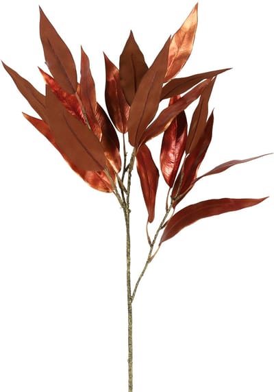 Countryfield Kunstblad Eucalyptus S metallic koper
