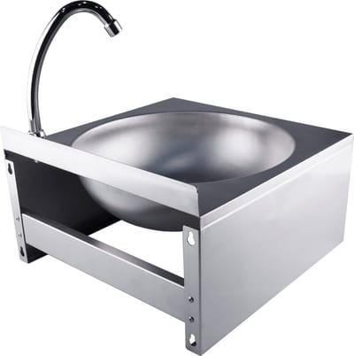 Handwastafel met Kniebediening - Model JUSTIN - Saro 353-1007