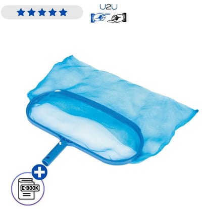 Bestway 58278 Zwembad Schepnet - Pool Skimmer Voor Bladeren Insecten En Vuil - Zwembad Reinigingsnet Met Sterke Mesh - Handig Oppervlakte Net Voor Zwembad Onderhoud En Waterreiniging Accessoire Met Ebook