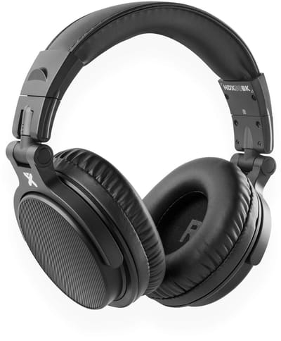 DJ koptelefoon - Vonyx HDX50BK - Over ear koptelefoon - Voor beginnende DJ’s - Met opbergtas - Zwart