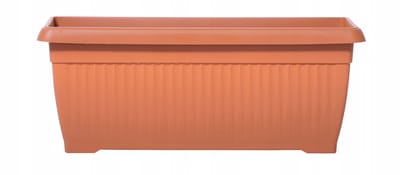Balkonbak Terracotta 80x34x32cm - Stijlvolle Plantenbak voor Buiten