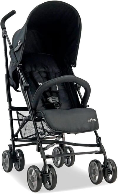 Kinderwagen - Buggy Reiswieg - Baby Vervoeren - Compact Inklapbaar - Tot 25 kg - Zwart