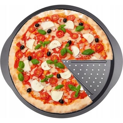 Pizzabakplaat 38 cm met Antiaanbaklaag voor Knapperige Bodem