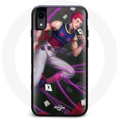 Coque - Maniacase - Iphone XR - Hisoka Morow - Protection - Souple - Noir noir