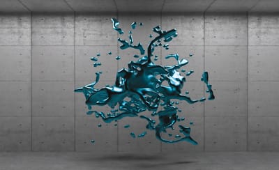 Abstract Concrete Paint Design Photo Wallcovering
