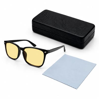 Nachtbril voor Autorijden - Polariserende Rijbril - Comfortabel Zicht - Unisex - Zwart