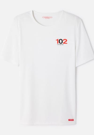 Damart - T-shirt 102 L'original. - heren - Mannen - Wit - (86-93) S