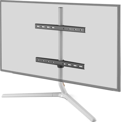 Support TV sur pied One For All / TV Stand Design Table Top - Light/Silver - Orientable 180 - VESA