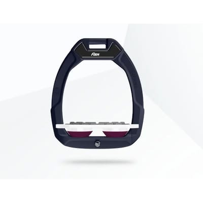 Veiligheidseisen voor paardrijden Plat Grip Rood/Wit/Pruim Flex-On Safe-On