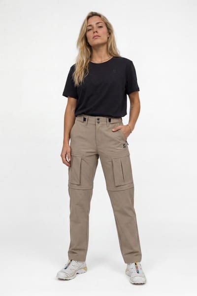 Poederbaas Outdoor Broek Baggy Unisex - SOLX - Afritsbroek voor Heren én Dames - Wandelen & Outdoor - Vintage Khaki - Maat XXL
