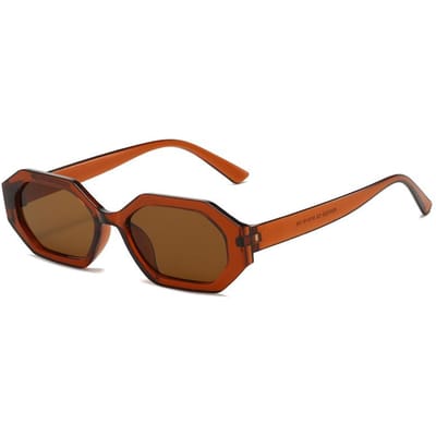 Lunettes de Soleil Rectangulaires Irrégulières Vintage Tendance Hommes Femmes Lunettes de Soleil Premium Rétro Pour Usage Extérieur Voyage Homme Dame Protection UV 400