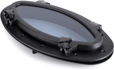 Betrouwbaar Ovalen Porthole Raam voor Boot, Yacht of RV - Waterdichte Rubberafdichtingen en Duurzaam Ontwerp voor Optimale Ventilatie en Lichtinval