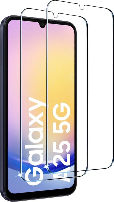BixB screenprotectors 2 Stuks geschikt voor Samsung Galaxy A25 Screenprotector - gehard glas Tempered Glass