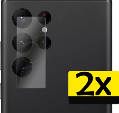 Camera Lens Protector - Geschikt voor Samsung Galaxy S22 Ultra - 2 Stuks - Camera Screenprotector - Beschermglas - Gehard Glas - Tempered Glass - Screen Protector