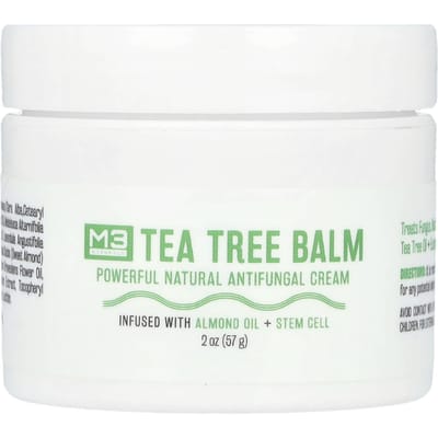 M3 Naturals, Tea Tree Balm, 57G(2Oz) white